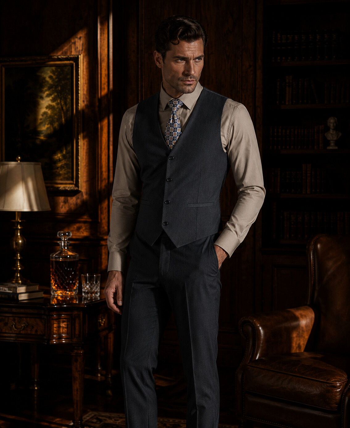 360° Stretch Dark Gray Suit