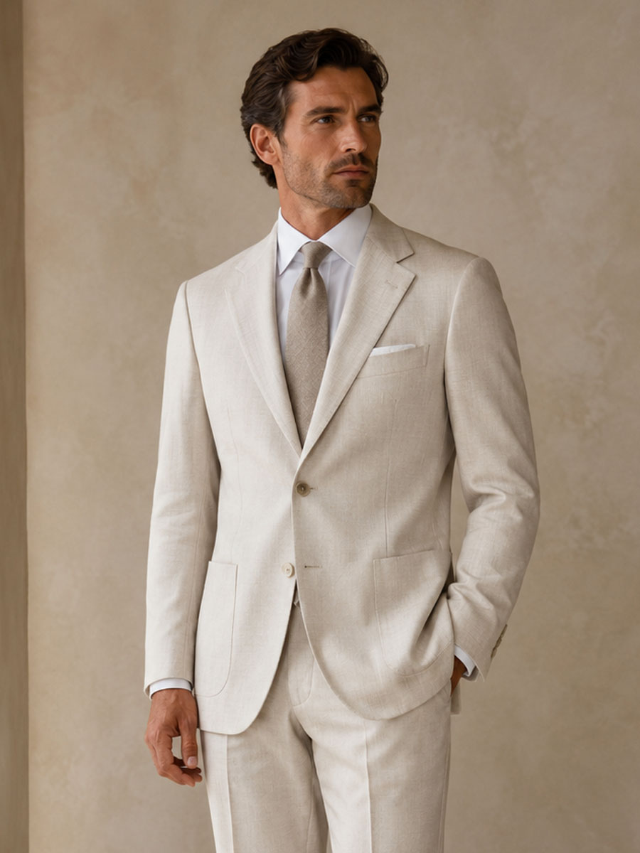Premium Lyocell Linen Suit Jacket