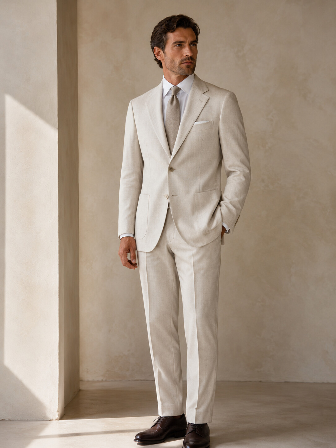 Premium Lyocell Linen Suit Jacket