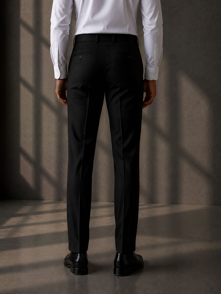 Slim Fit Essential Black Suit