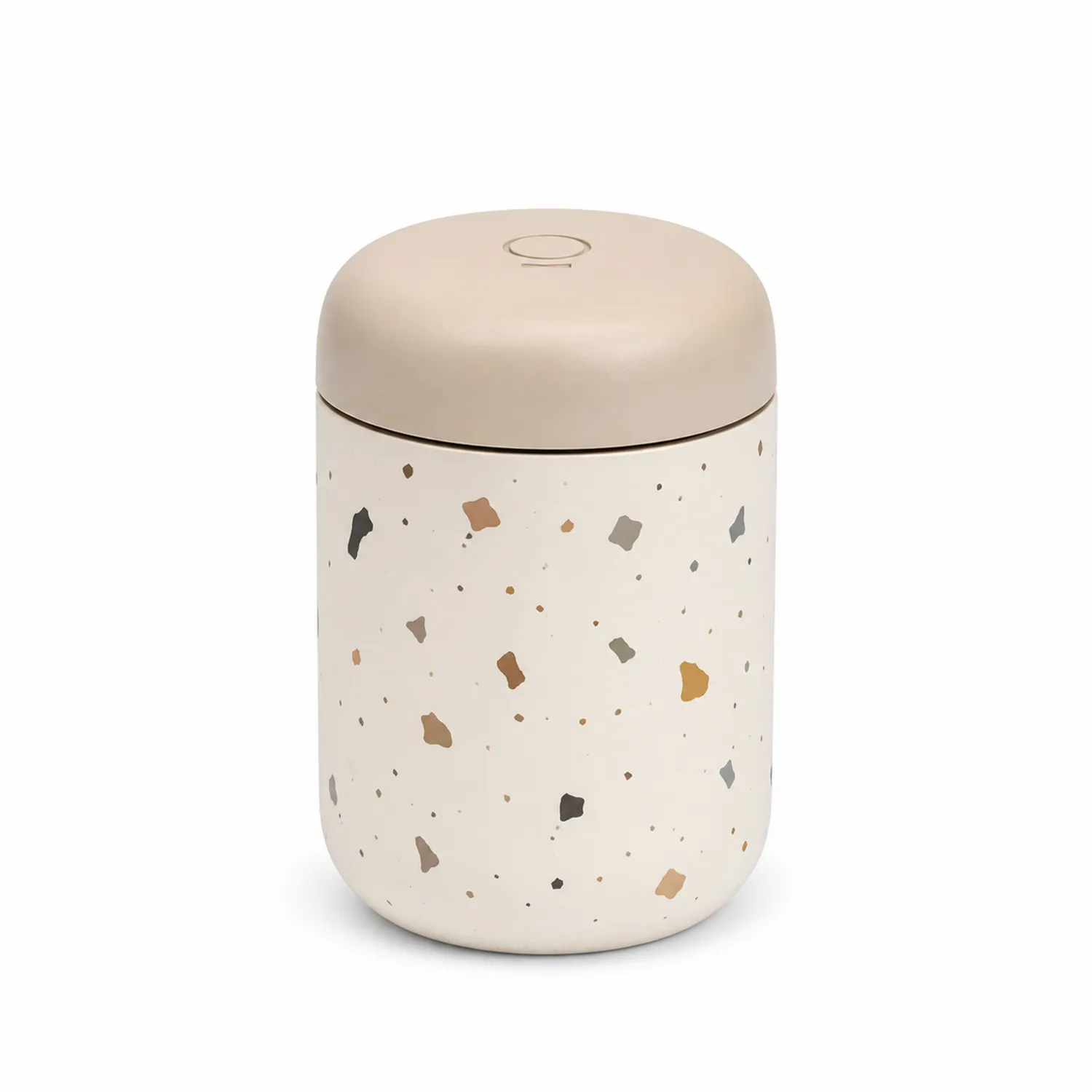 Frasco térmico aislante de 500ml beige/multicolor