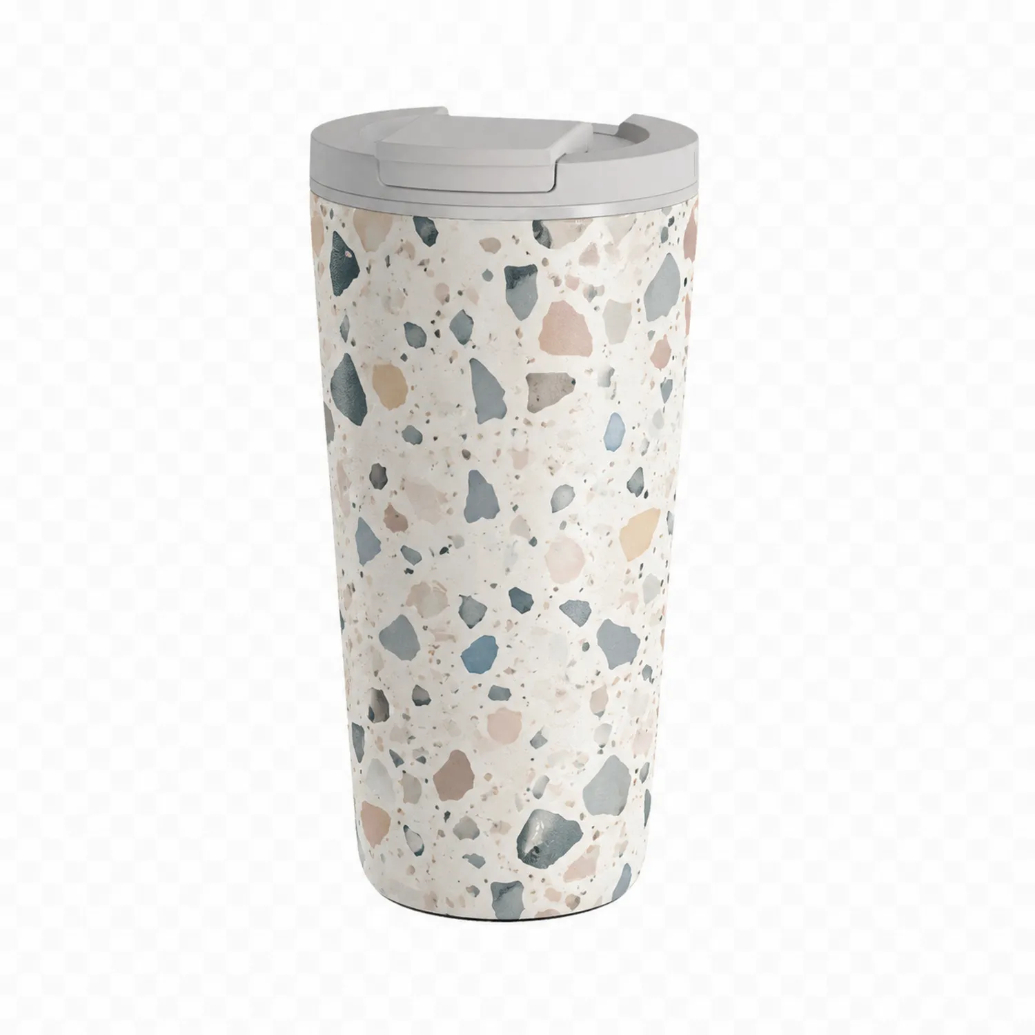 Taza Térmica de Viaje 500ml Diseño Terrazzo