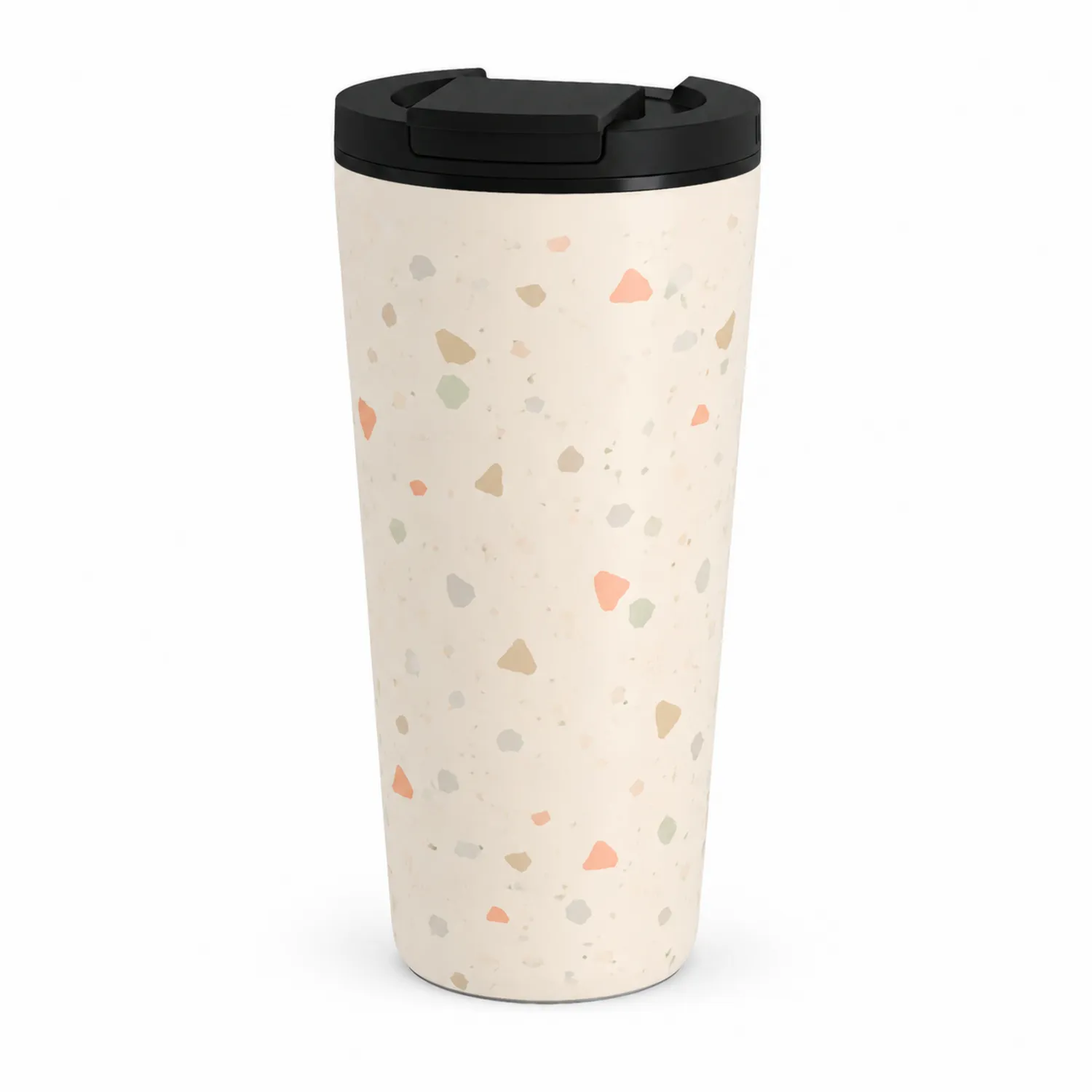 Vaso térmico de viaje 500ml diseño mármol con tapa hermética