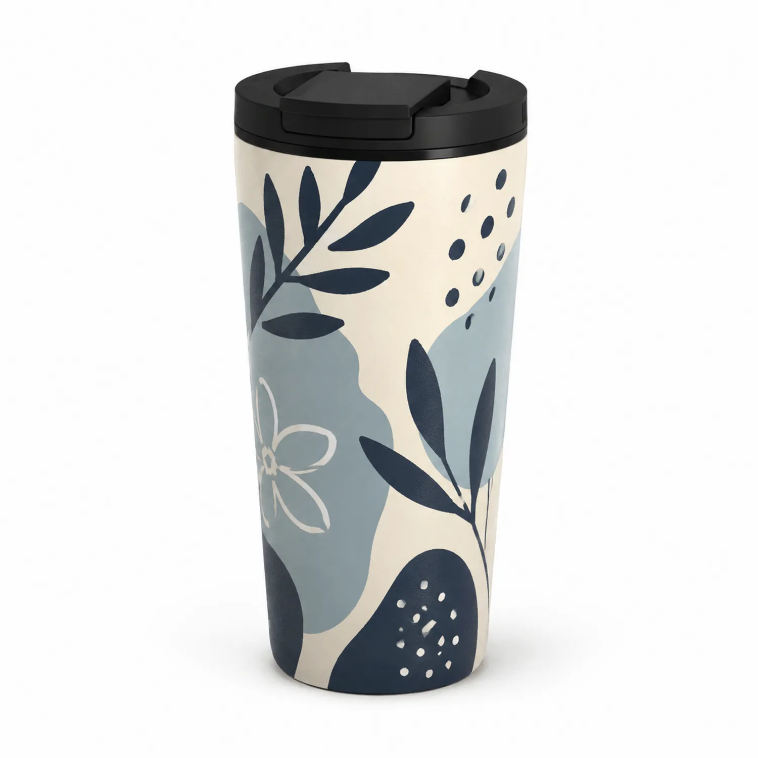 Taza Térmica Flor Azul 450ml