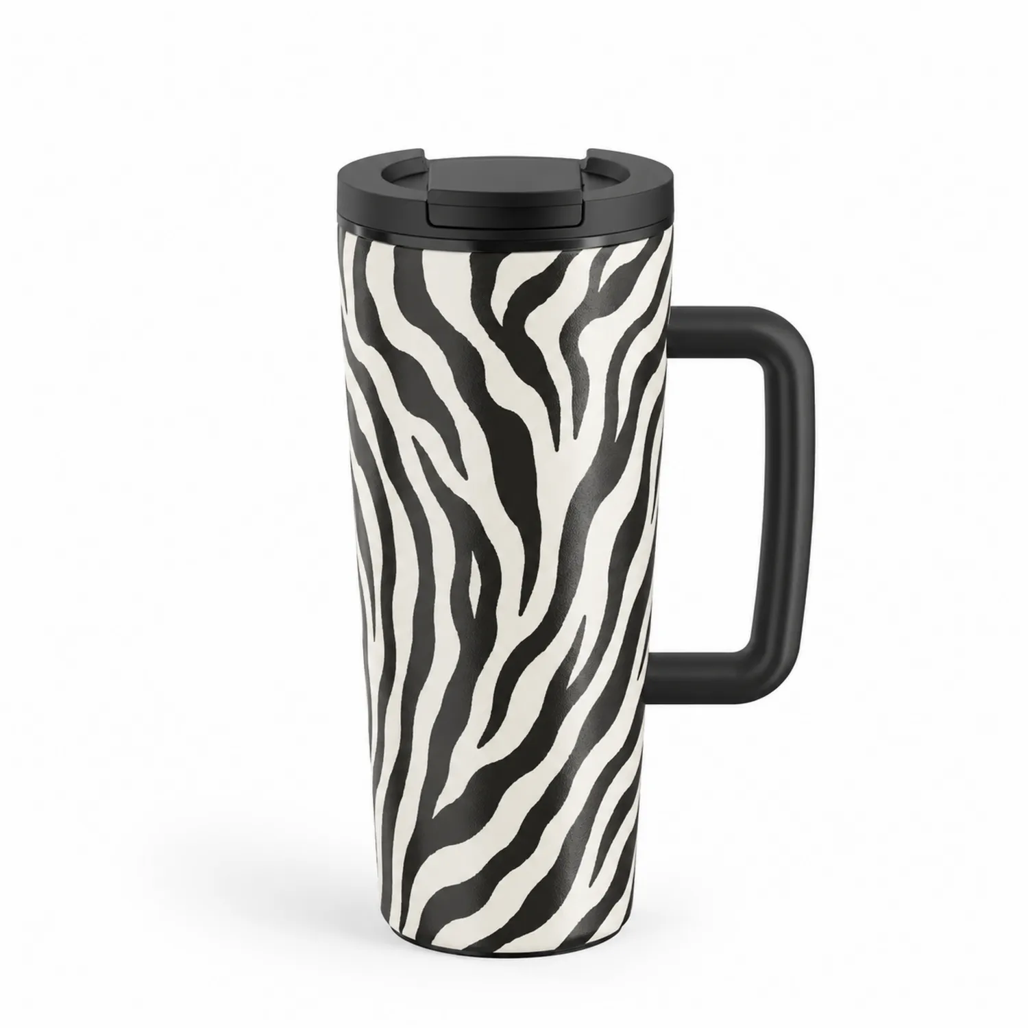 Taza Térmica con Asa Diseño Cebra 450ml