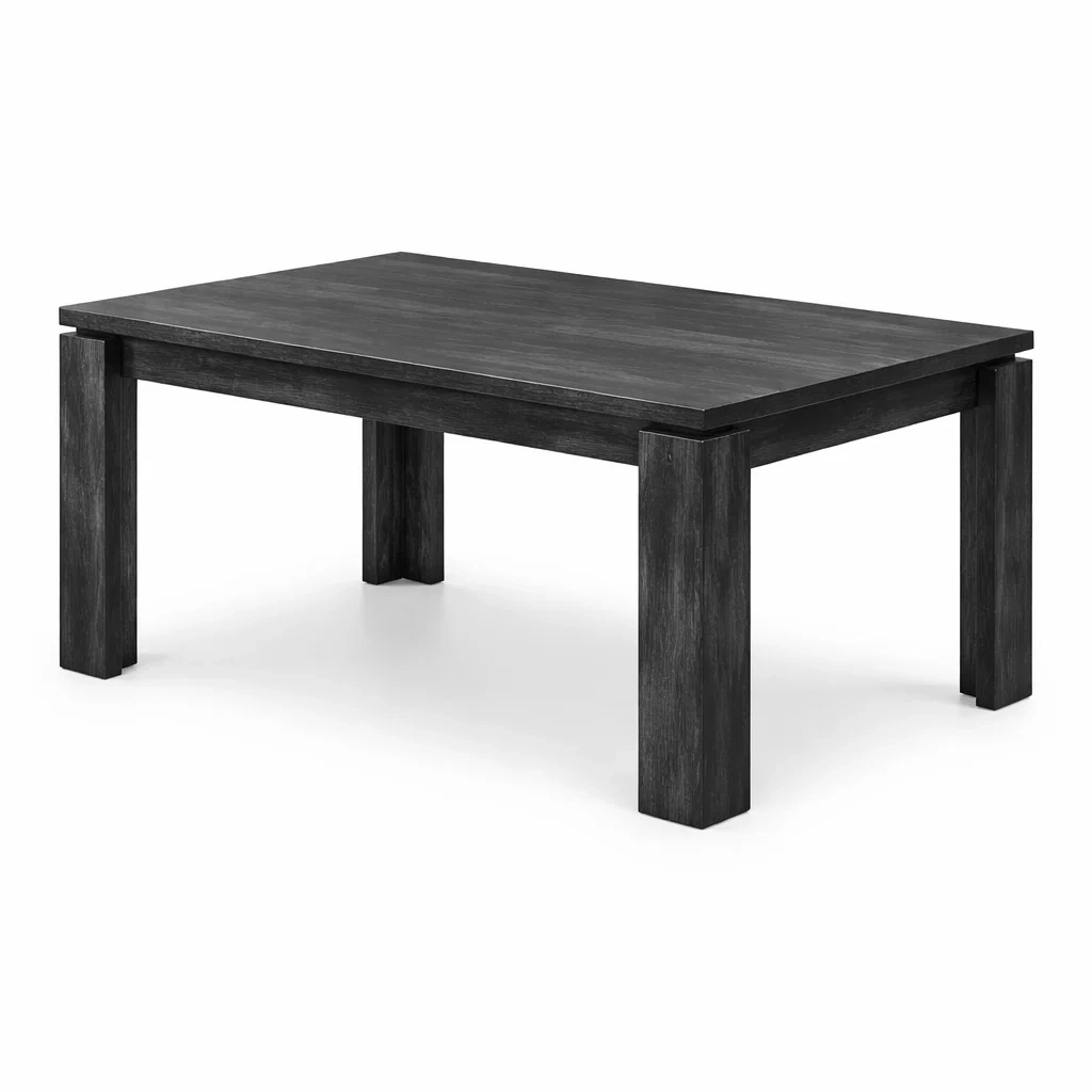 Tavolo da pranzo in legno nero-DREAMCHICNEST