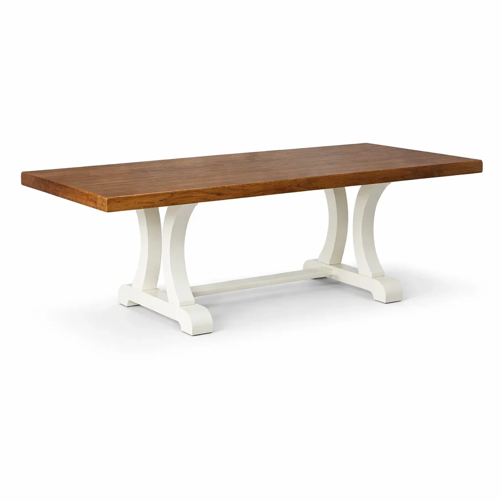 Tavolo da pranzo rettangolare in legno e mdf-DREAMCHICNEST