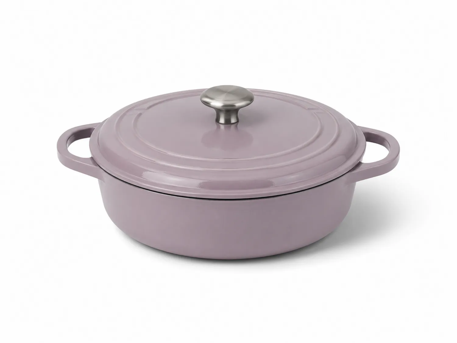 Olla Cocotte Redonda con Tapa Color Lavanda