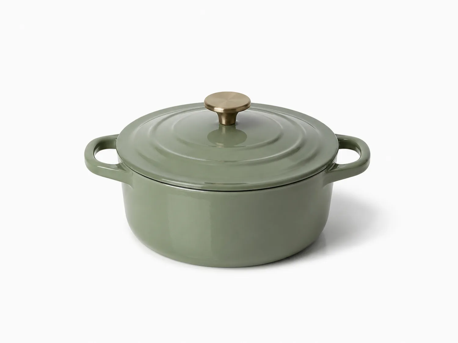 Cacerola Redonda de 4L con Tapa en Verde