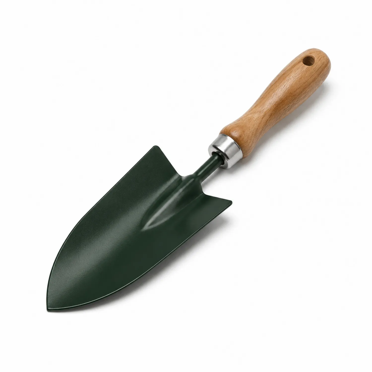 Pala de Jardinería Verde con Mango de Madera