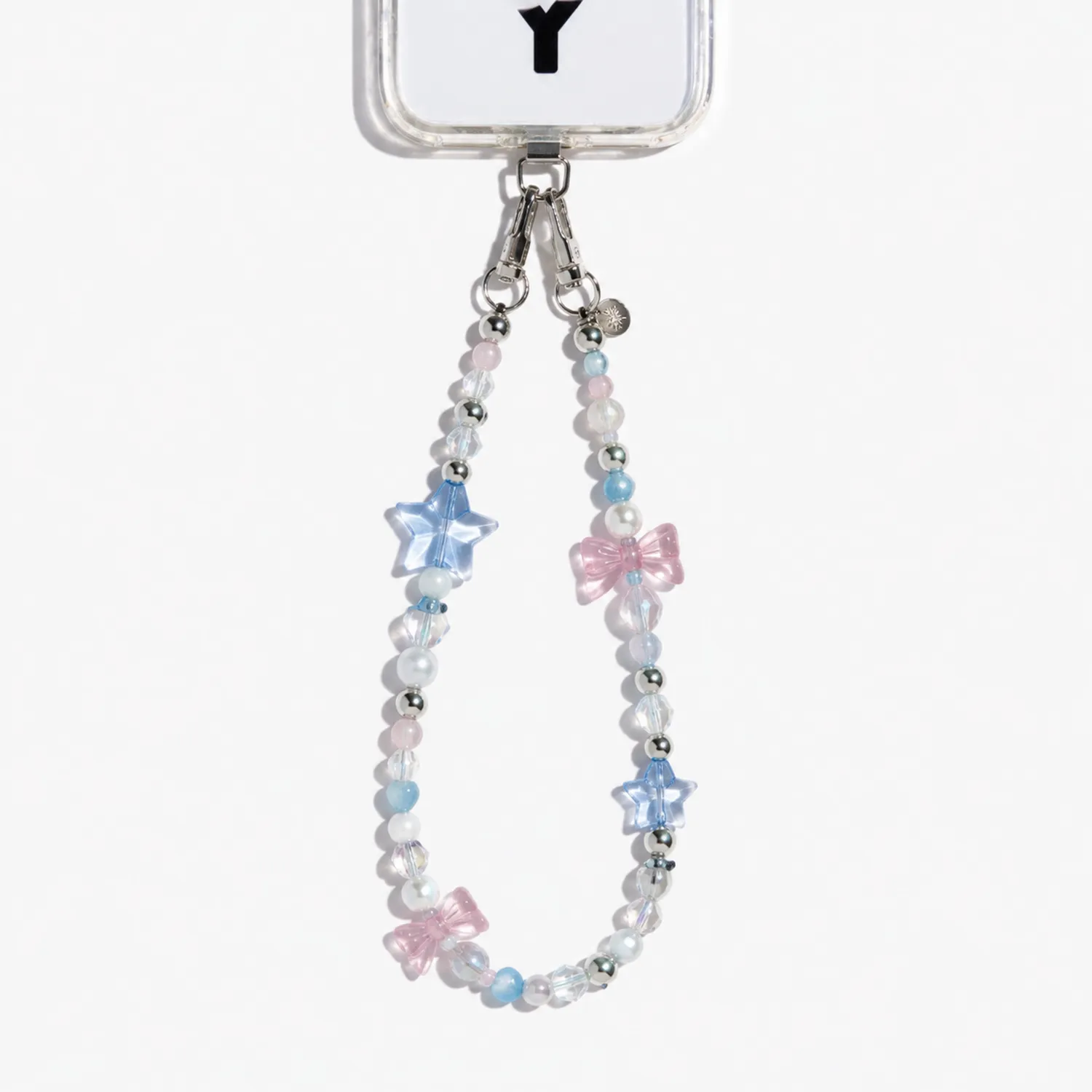 Chaîne Téléphone Perles Étoile et Nœud - Multicolore