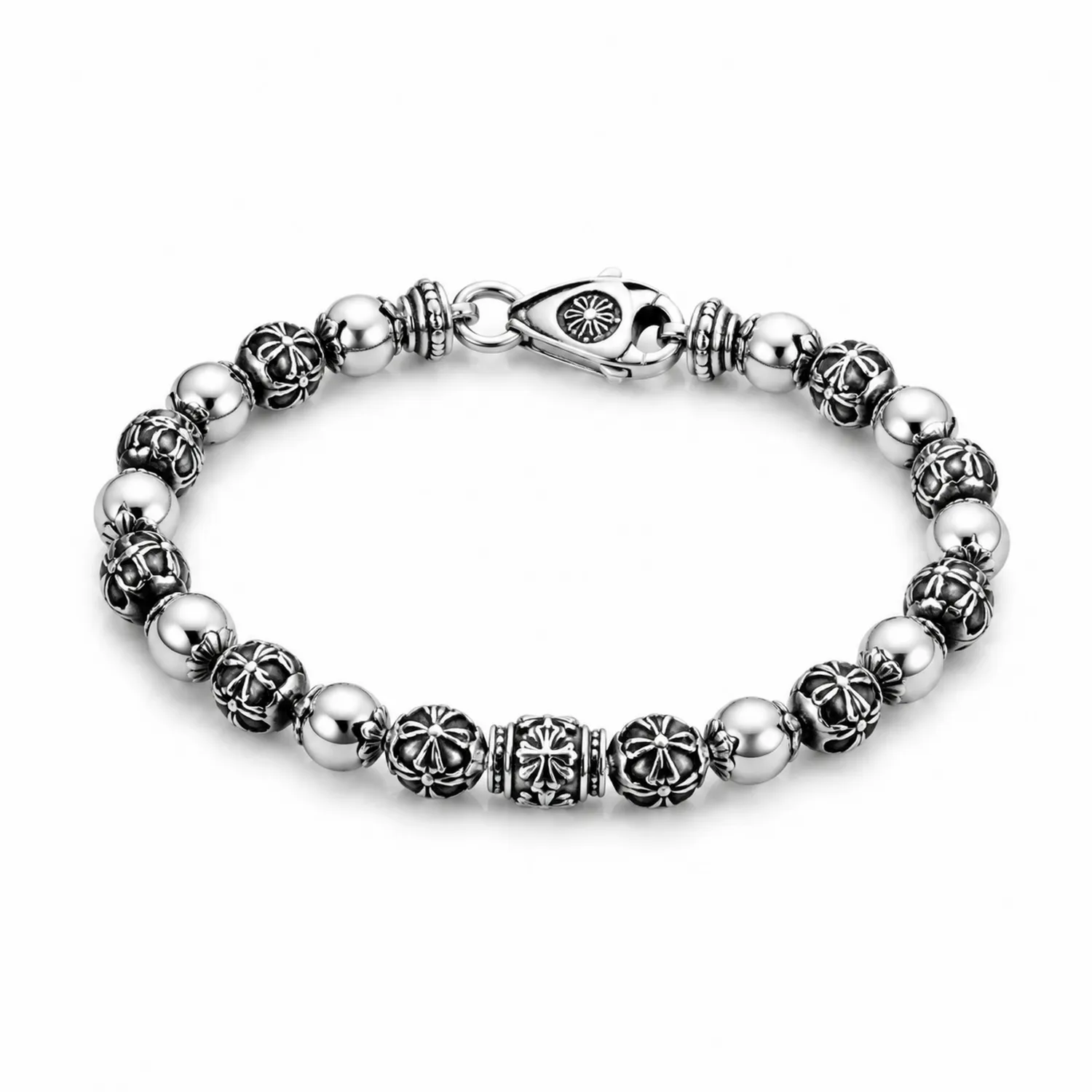Bracciale Vintage a Sfere in Argento