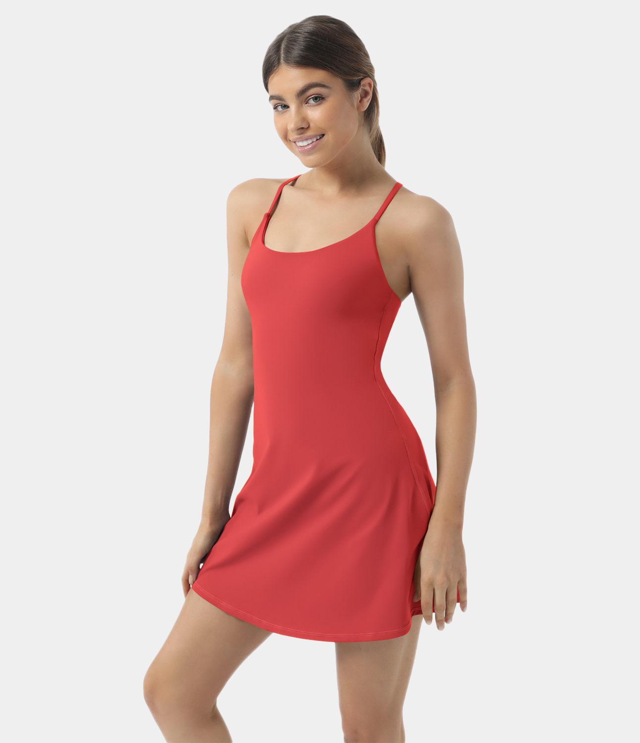 Softlyzero Plush Backless Active Dress-Easy Peezy Edition