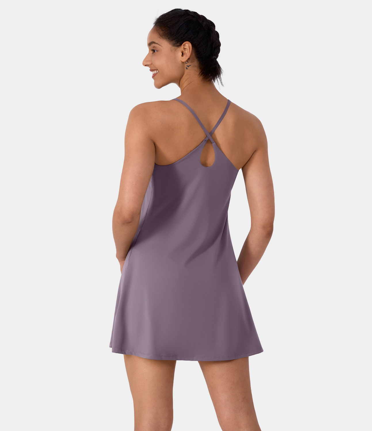 Softlyzero Plush Backless Active Dress-Easy Peezy Edition