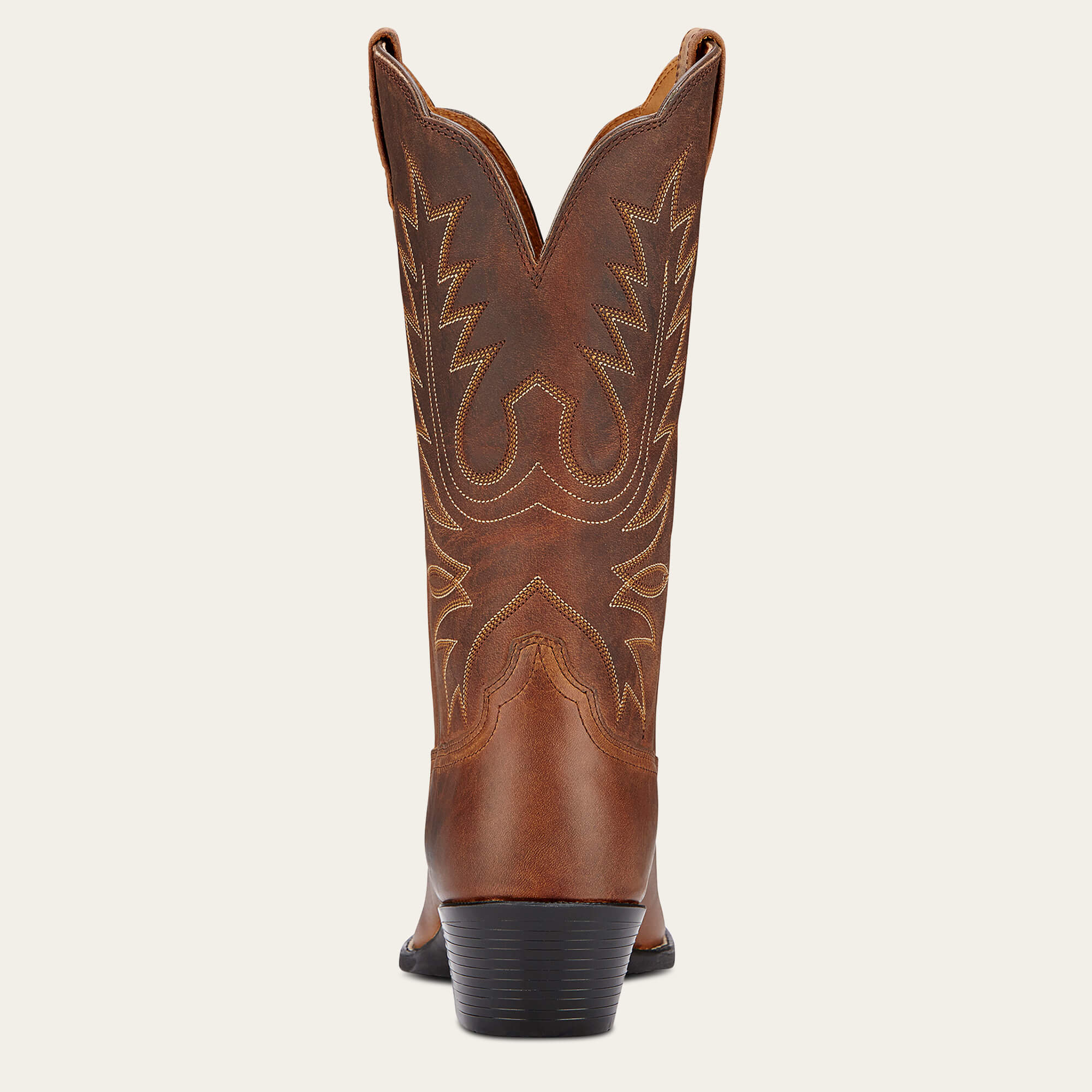Heritage R Toe Western Boot Heel - DISTRESSED BROWN