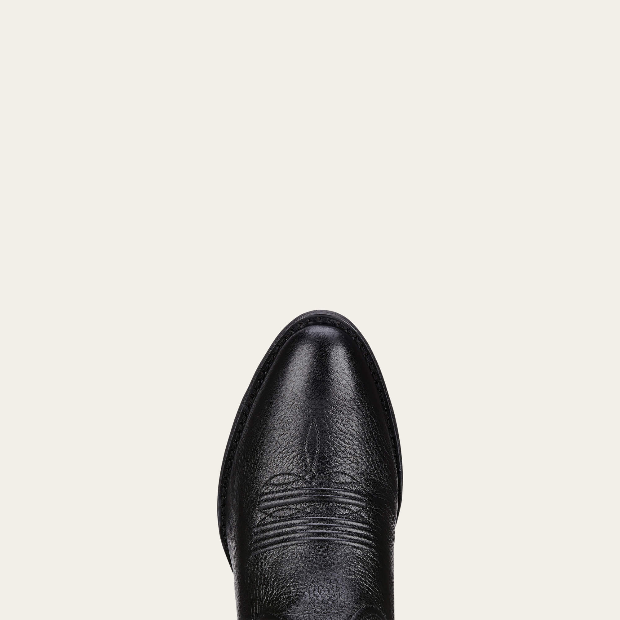 Heritage R Toe Western Boot Toe - BLACK DEERTAN