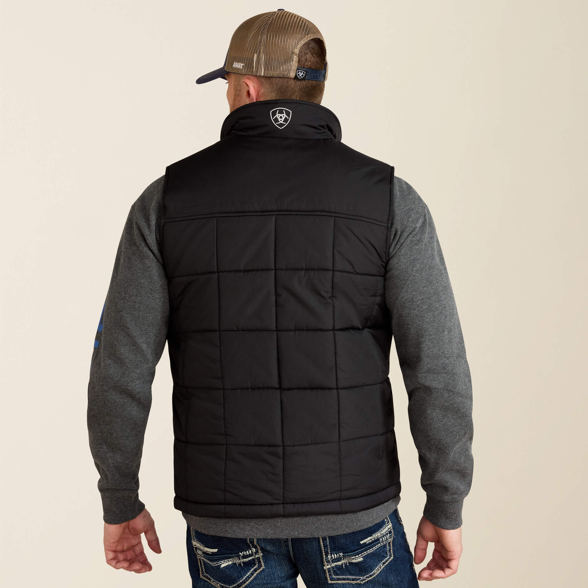 Crius Insulated Vest Back - BLACK
