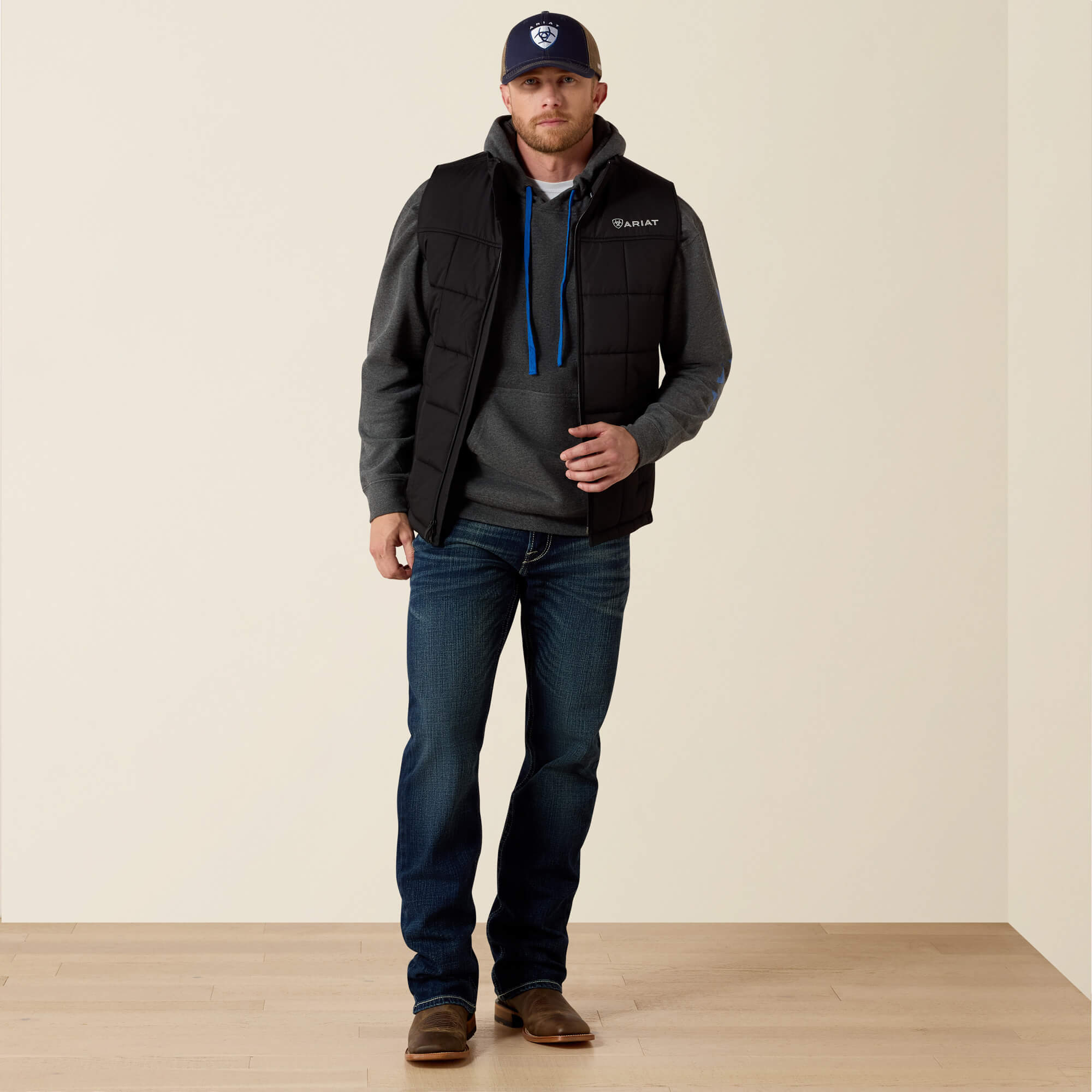 Crius Insulated Vest Full - BLACK