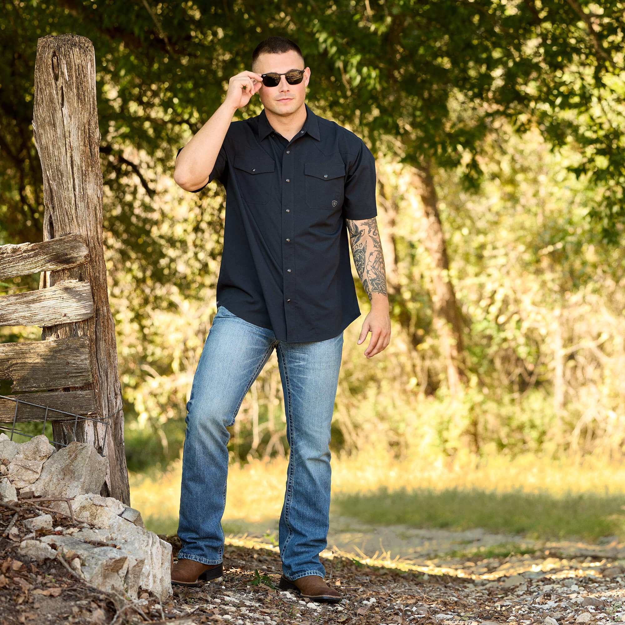 M5 Slim Ridgeline Stackable Straight Leg Jean Lifestyle - GAMBLER