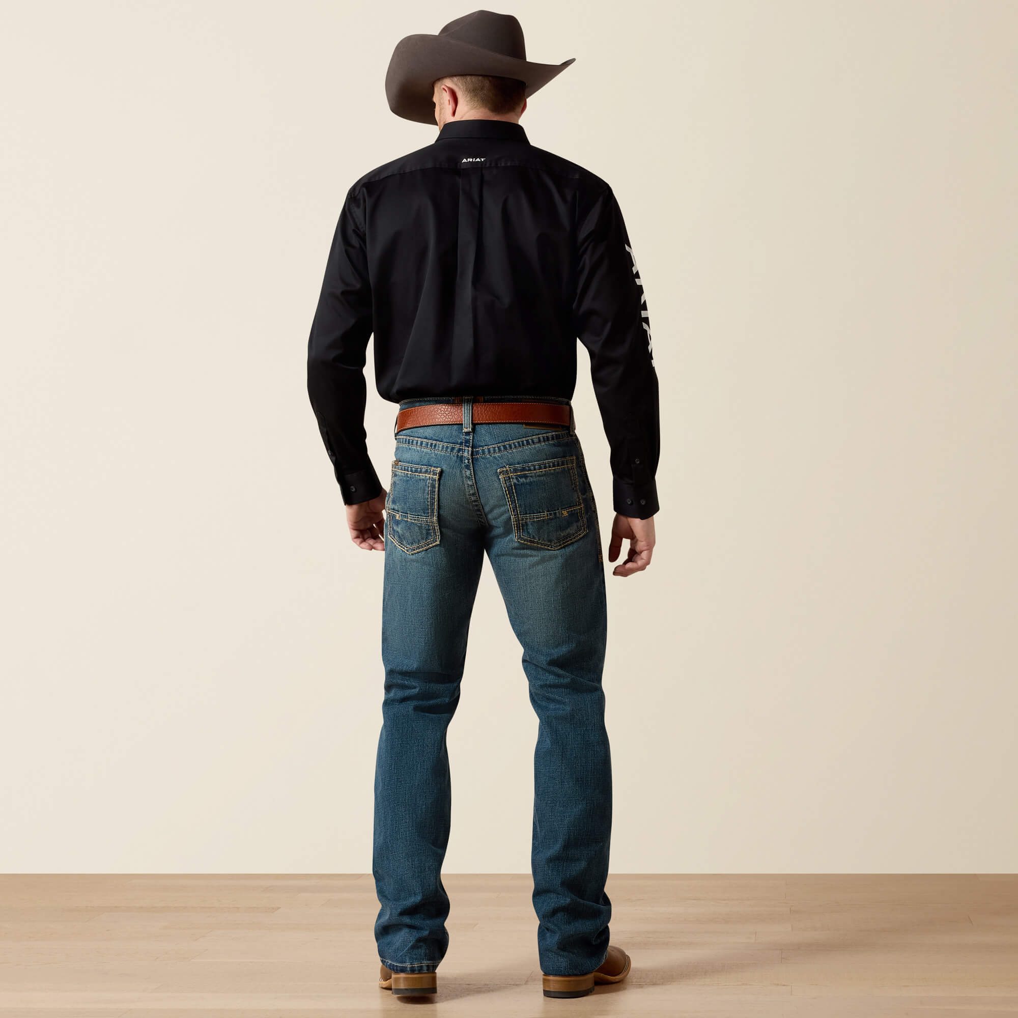 M5 Straight Boundary Straight Leg Jeans Back - GULCH