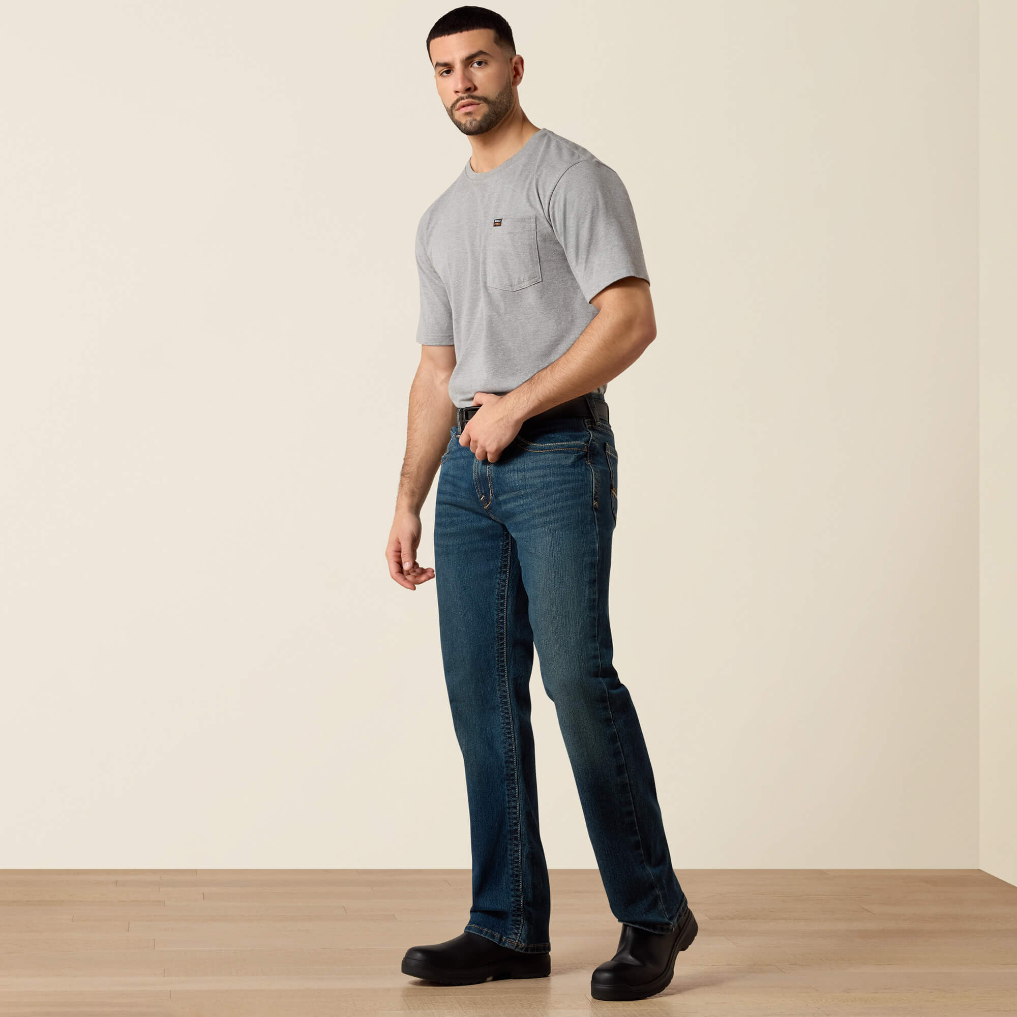 Rebar M4 Relaxed DuraStretch Edge Boot Cut Jean Full - BODIE
