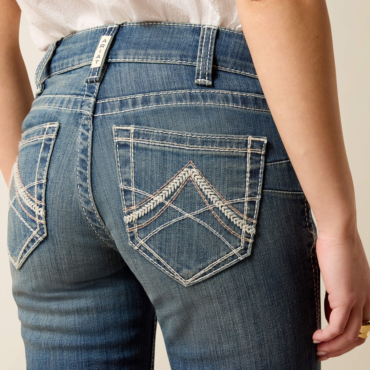 Mid Rise Icon Straight Leg Jean - Rainstorm