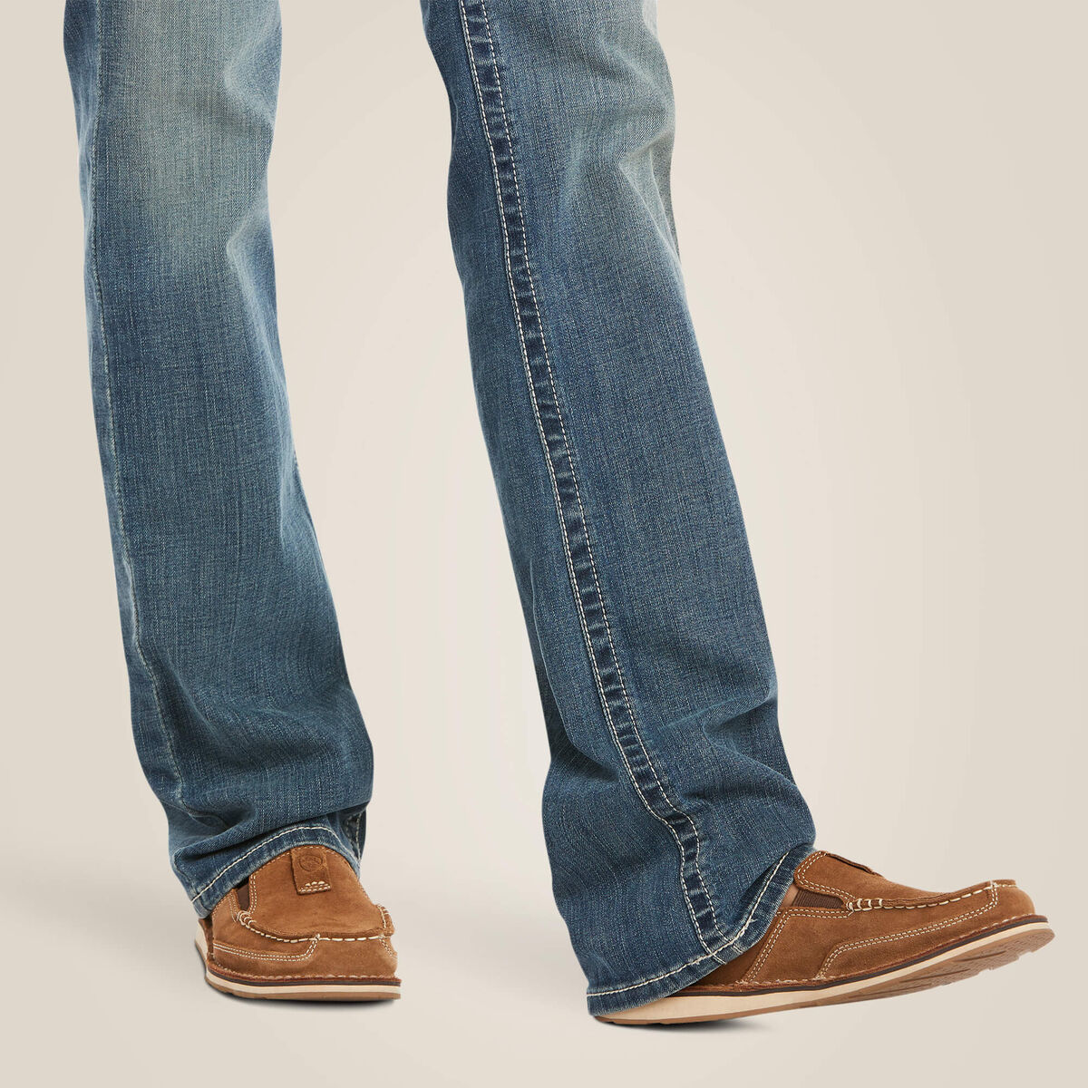 Mid Rise Icon Straight Leg Jean - Rainstorm