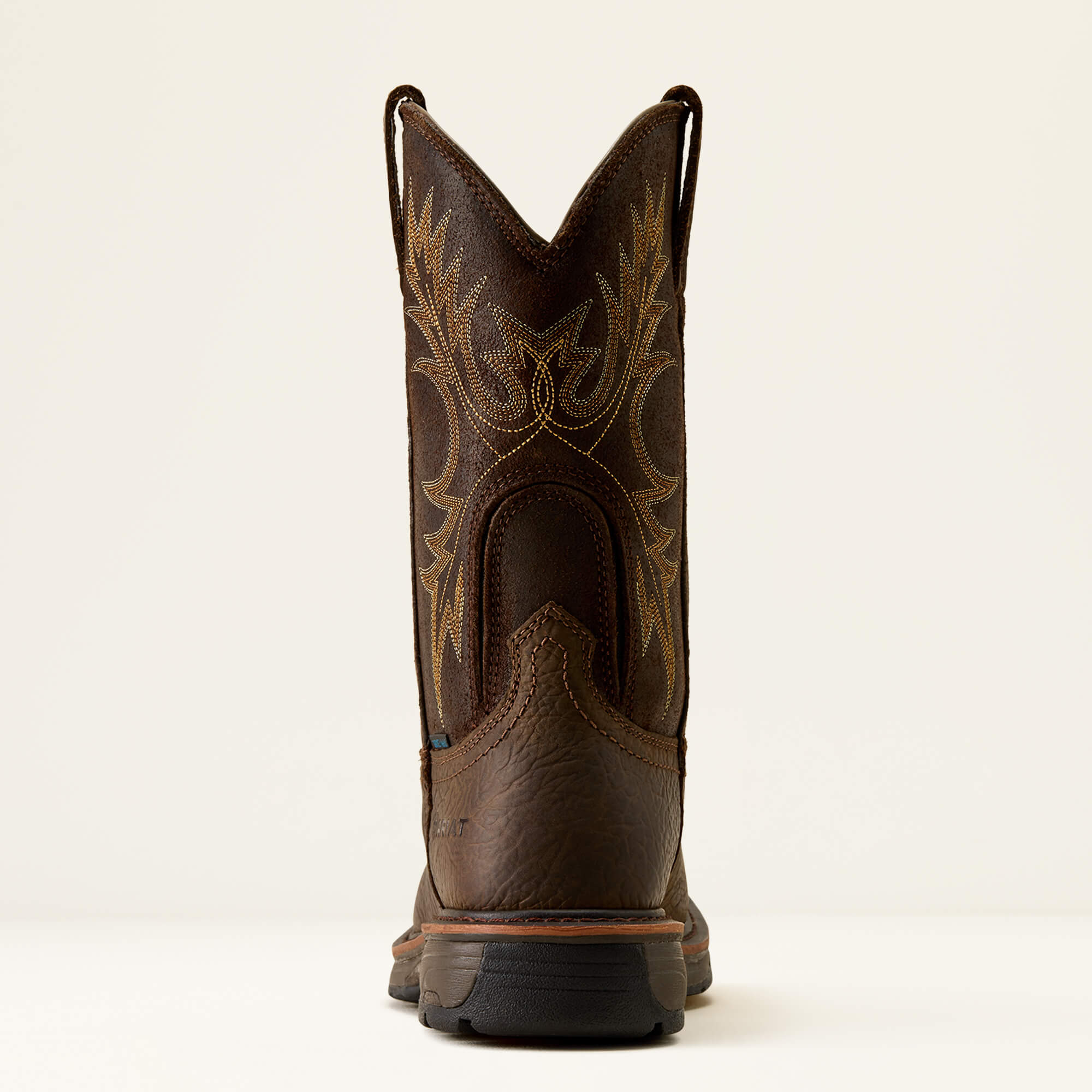 WorkHog Waterproof Composite Toe Work Boot Heel - BRUIN BROWN