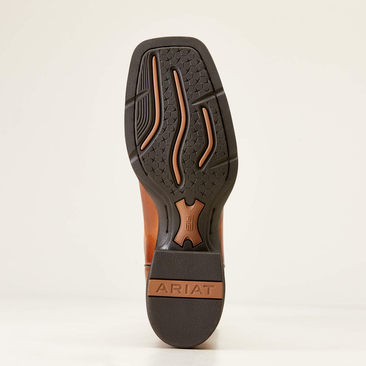 Round Up Remuda Wide Square Toe Western Boot - Brown