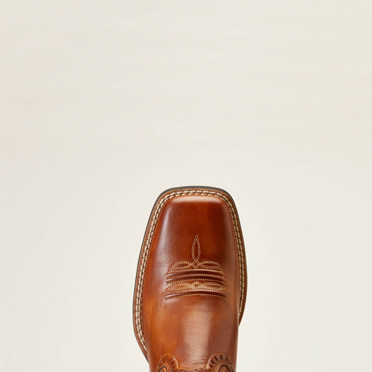 Round Up Remuda Wide Square Toe Western Boot - Brown