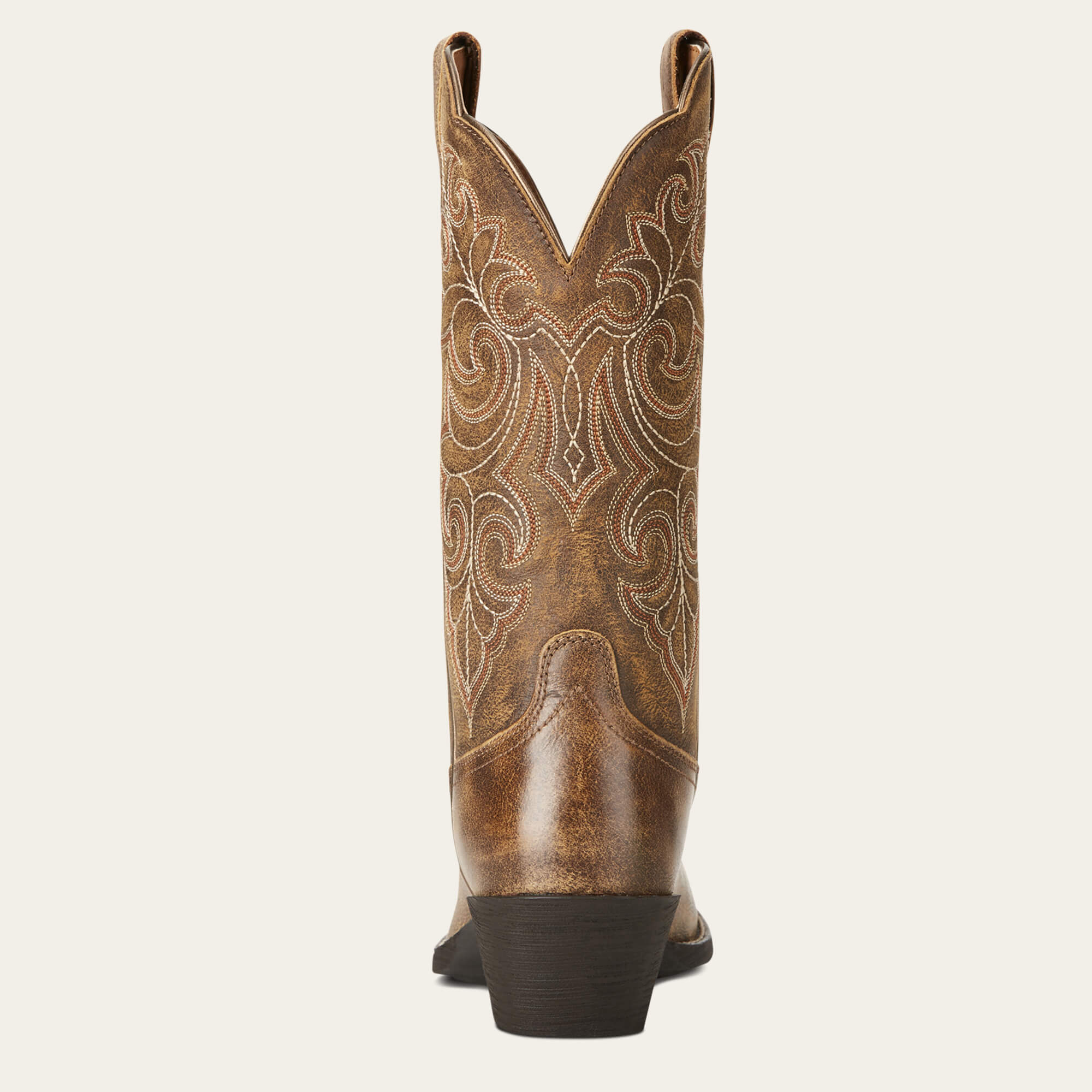 Round Up Square Toe Western Boot Heel - VINTAGE BOMBER