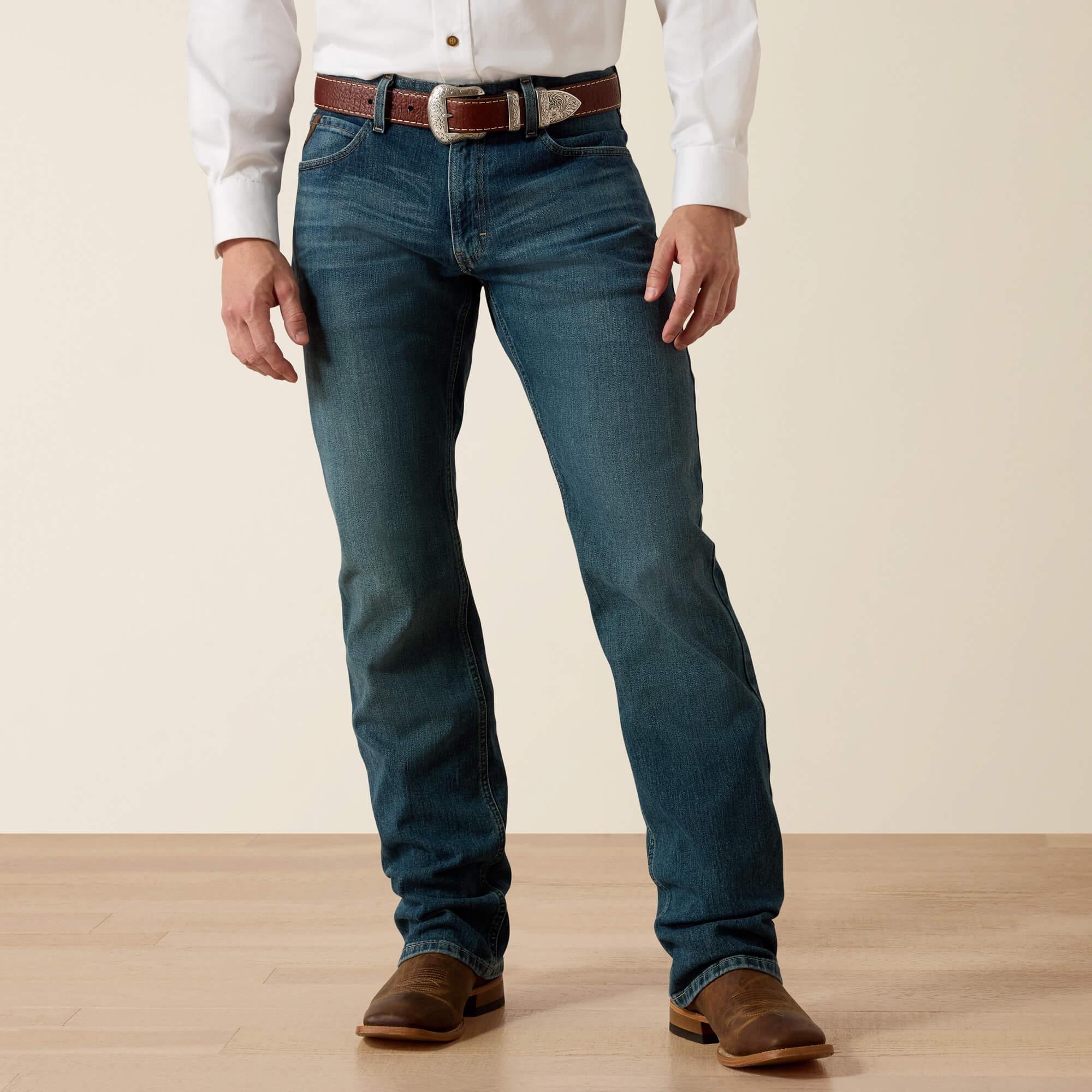 M4 Stretch Legacy Boot Cut Jean Front - FREEMAN
