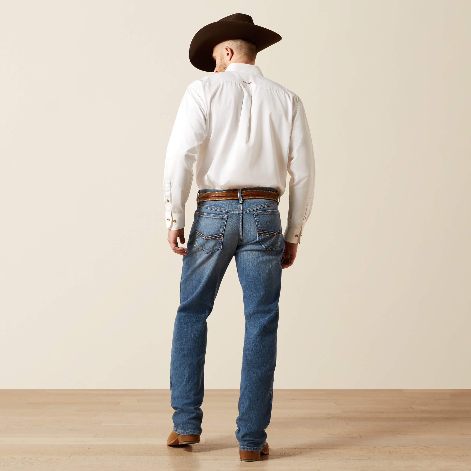 M2 Relaxed Stretch Legacy Boot Cut Jean Back - BRANDON