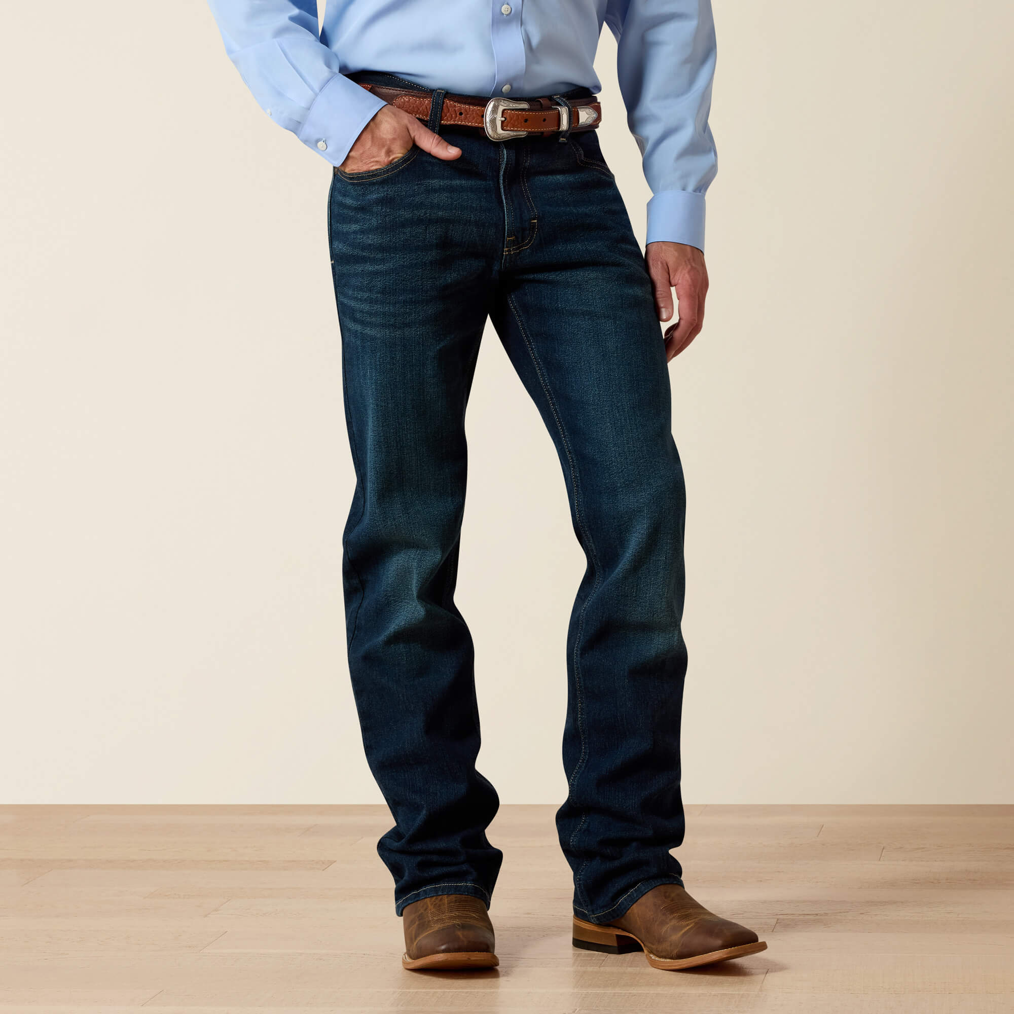 M5 Straight Legacy Straight Leg Jeans Front - DURHAM