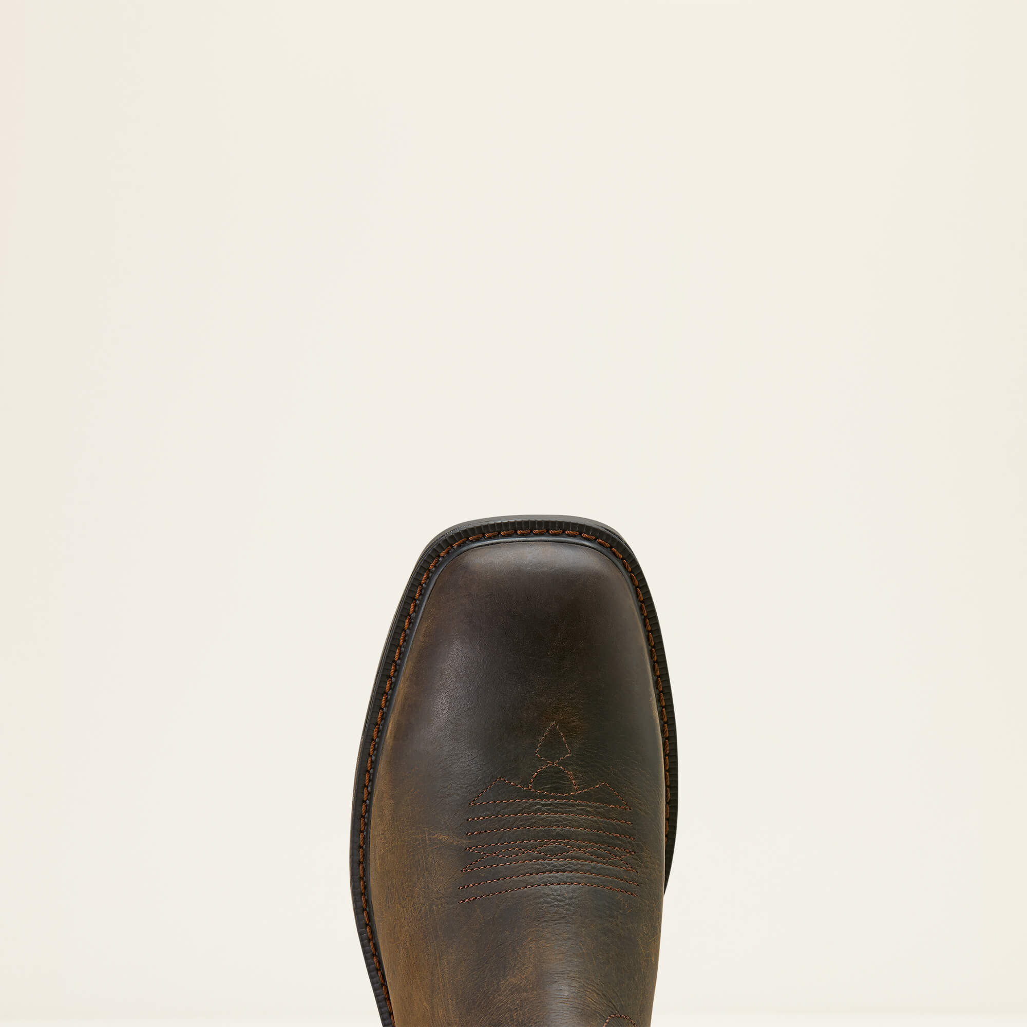 Groundbreaker Wide Square Toe Waterproof Work Boot Toe - DARK BROWN