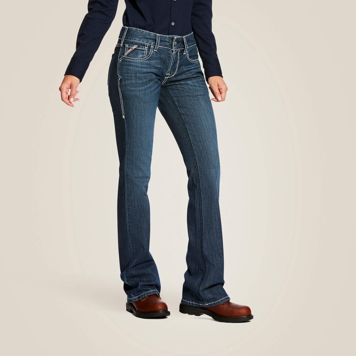 FR Stretch DuraLight Ella Boot Cut Jean - Azurite