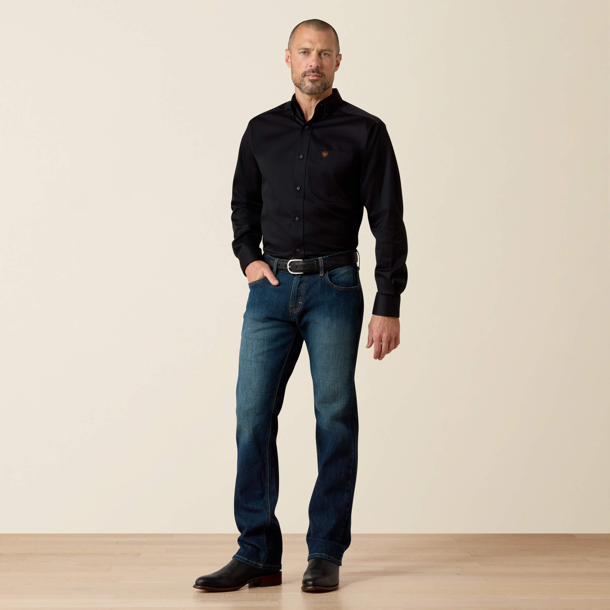 M7 Rocker Stretch Legacy Stackable Straight Leg Jean Full - FREMONT