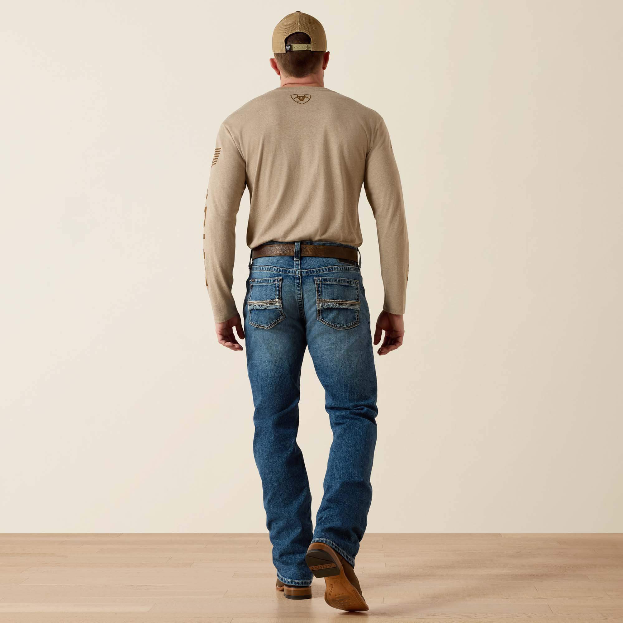 M2 Traditional Relaxed Grayson Boot Cut Jean Back - FARGO