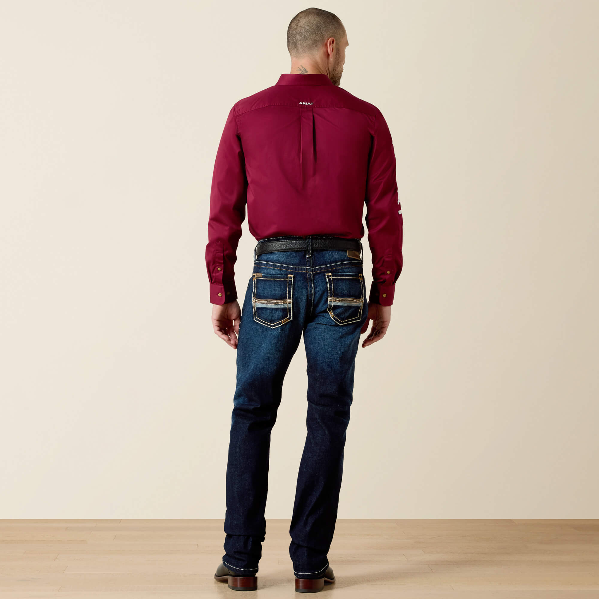 M7 Rocker Concord Stretch Stackable Straight Leg Jean Back - DODGE