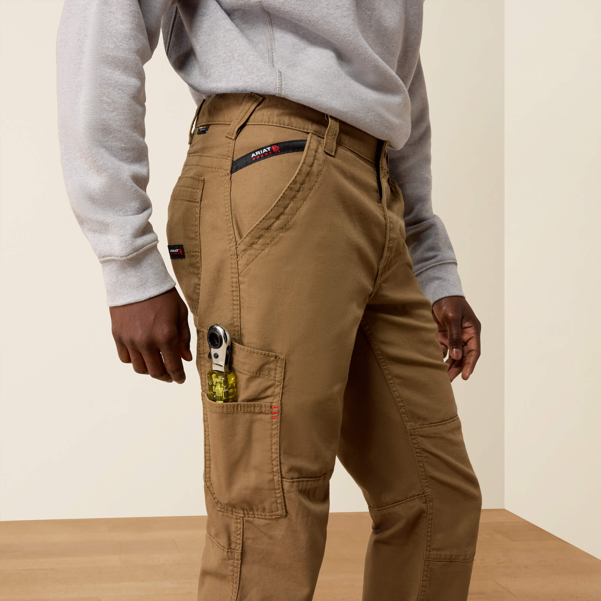 FR M5 Straight DuraStretch DuraLight Cordura Canvas Straight Pant 04 - FIELD KHAKI