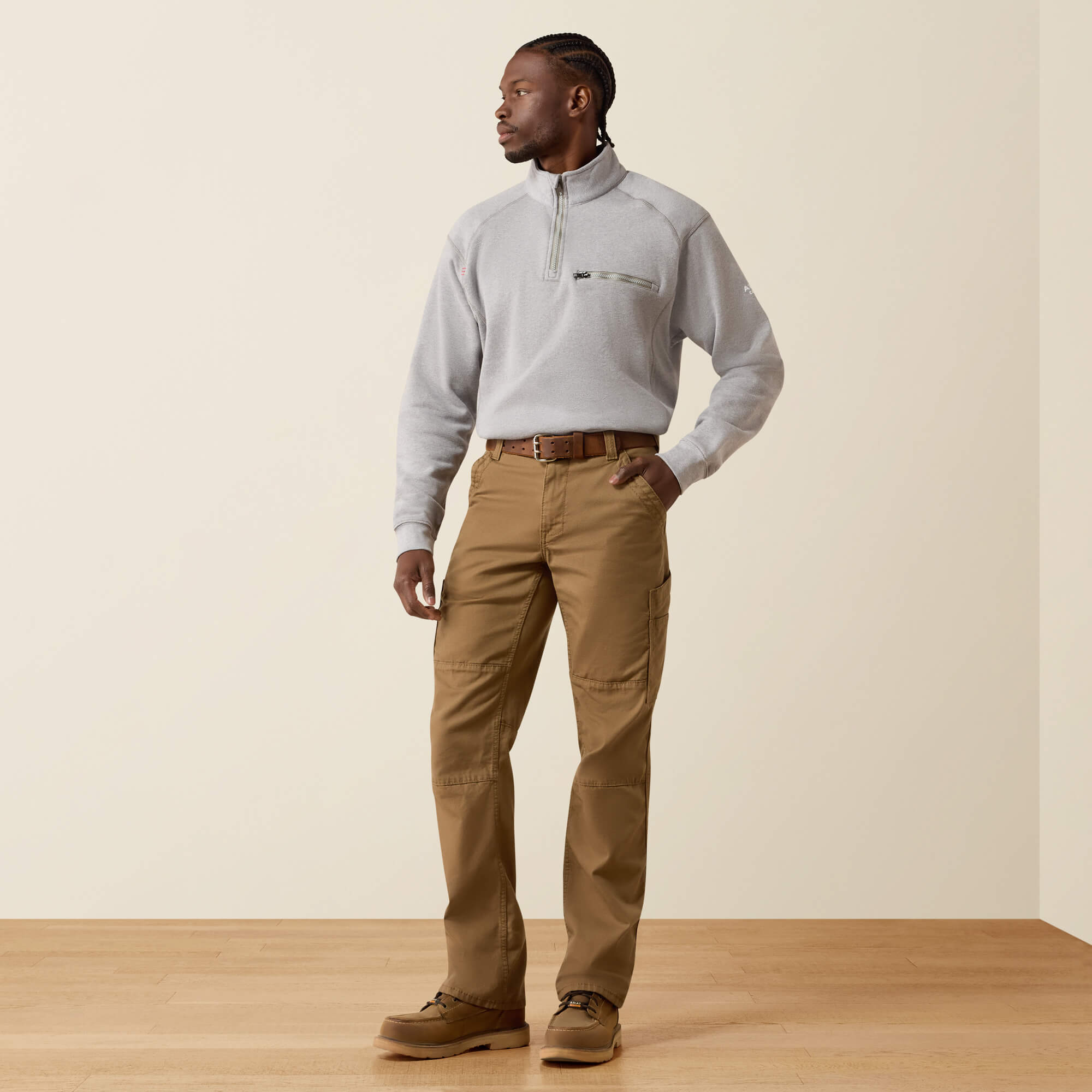 FR M5 Straight DuraStretch DuraLight Cordura Canvas Straight Pant Full - FIELD KHAKI