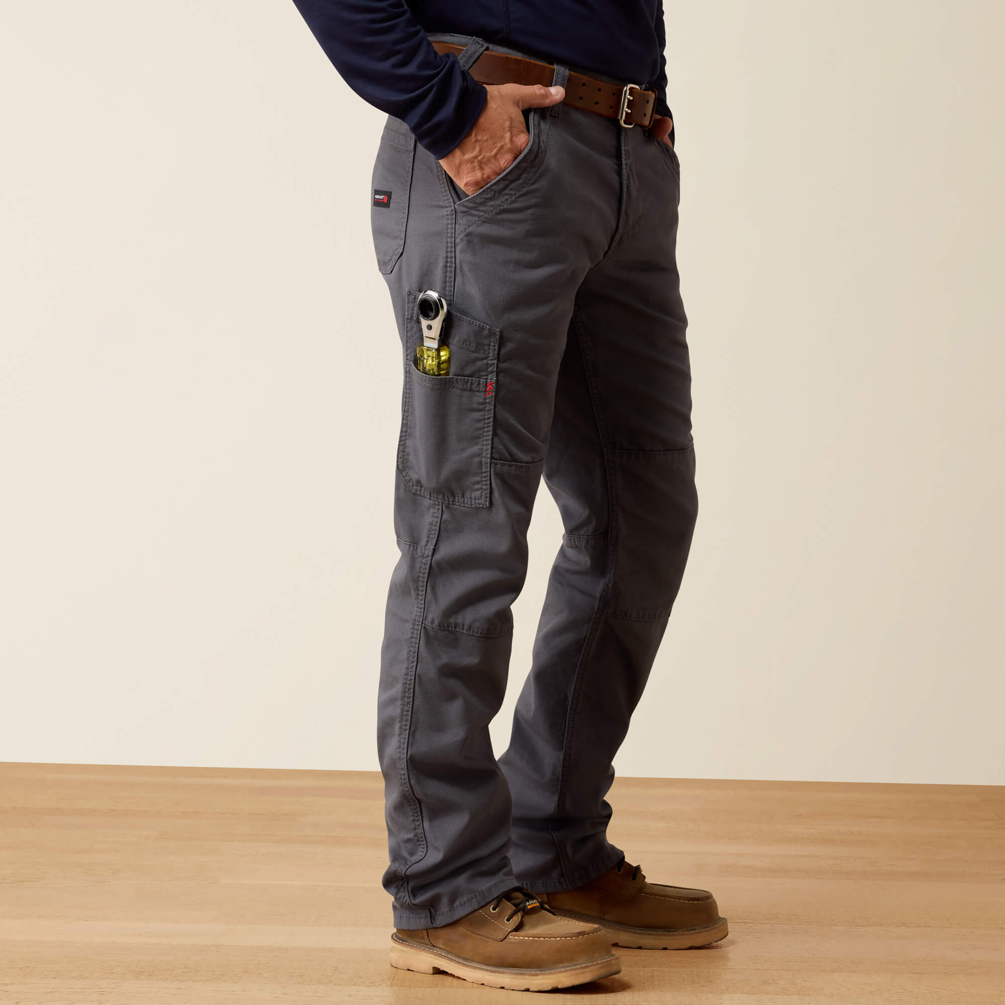 FR M5 Straight DuraStretch DuraLight Cordura Canvas Straight Pant 01 - IRON GRAY