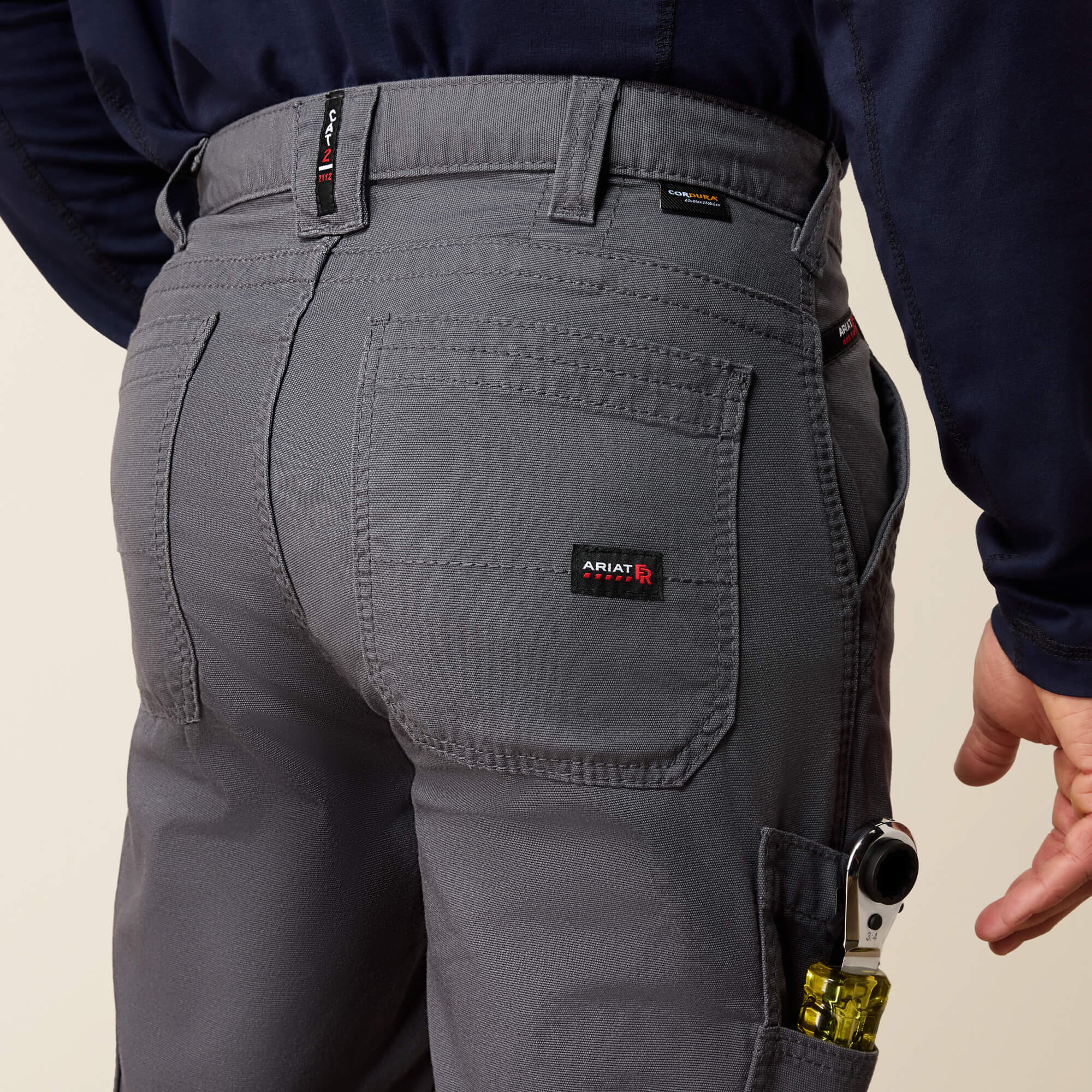 FR M5 Straight DuraStretch DuraLight Cordura Canvas Straight Pant 03 - IRON GRAY
