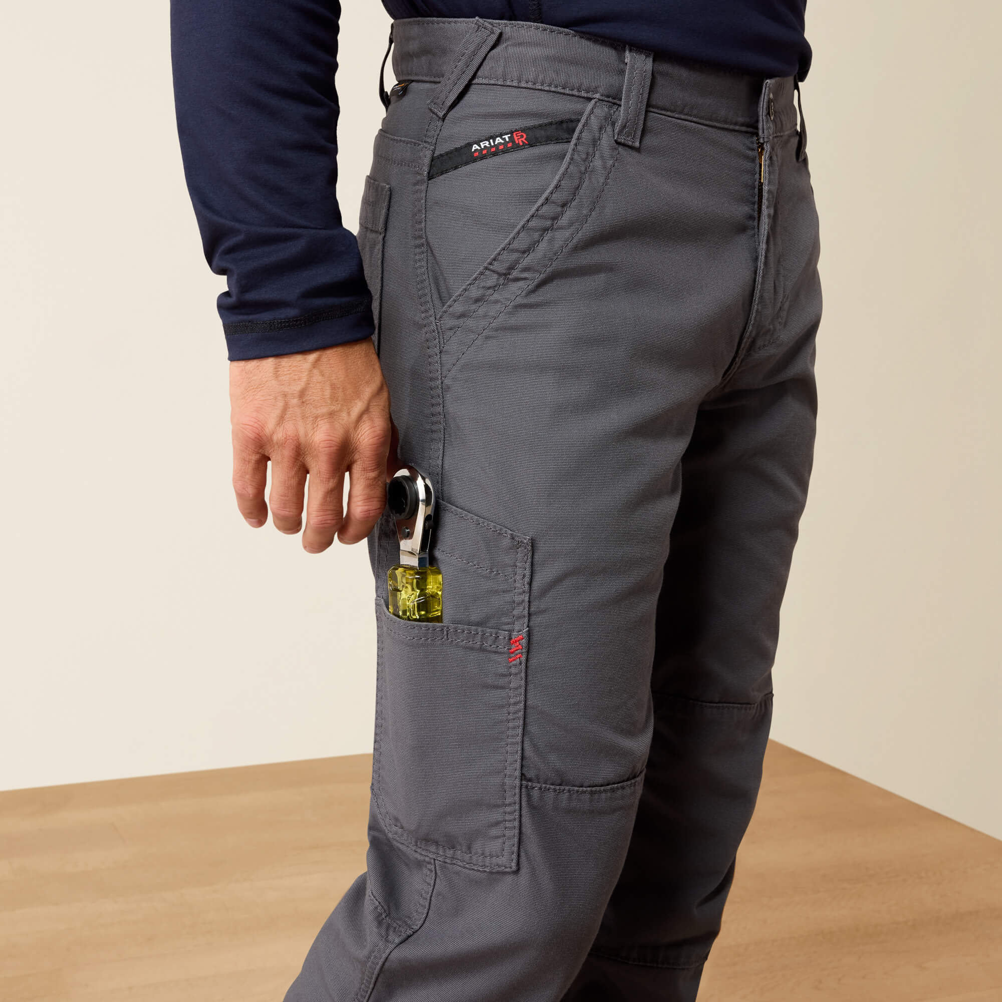 FR M5 Straight DuraStretch DuraLight Cordura Canvas Straight Pant 04 - IRON GRAY