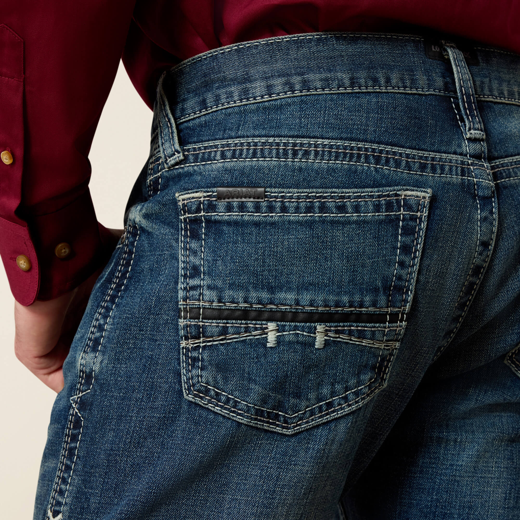 M7 Rocker Stretch Coltrane Stackable Straight Leg Jean 02 - SILVERTON