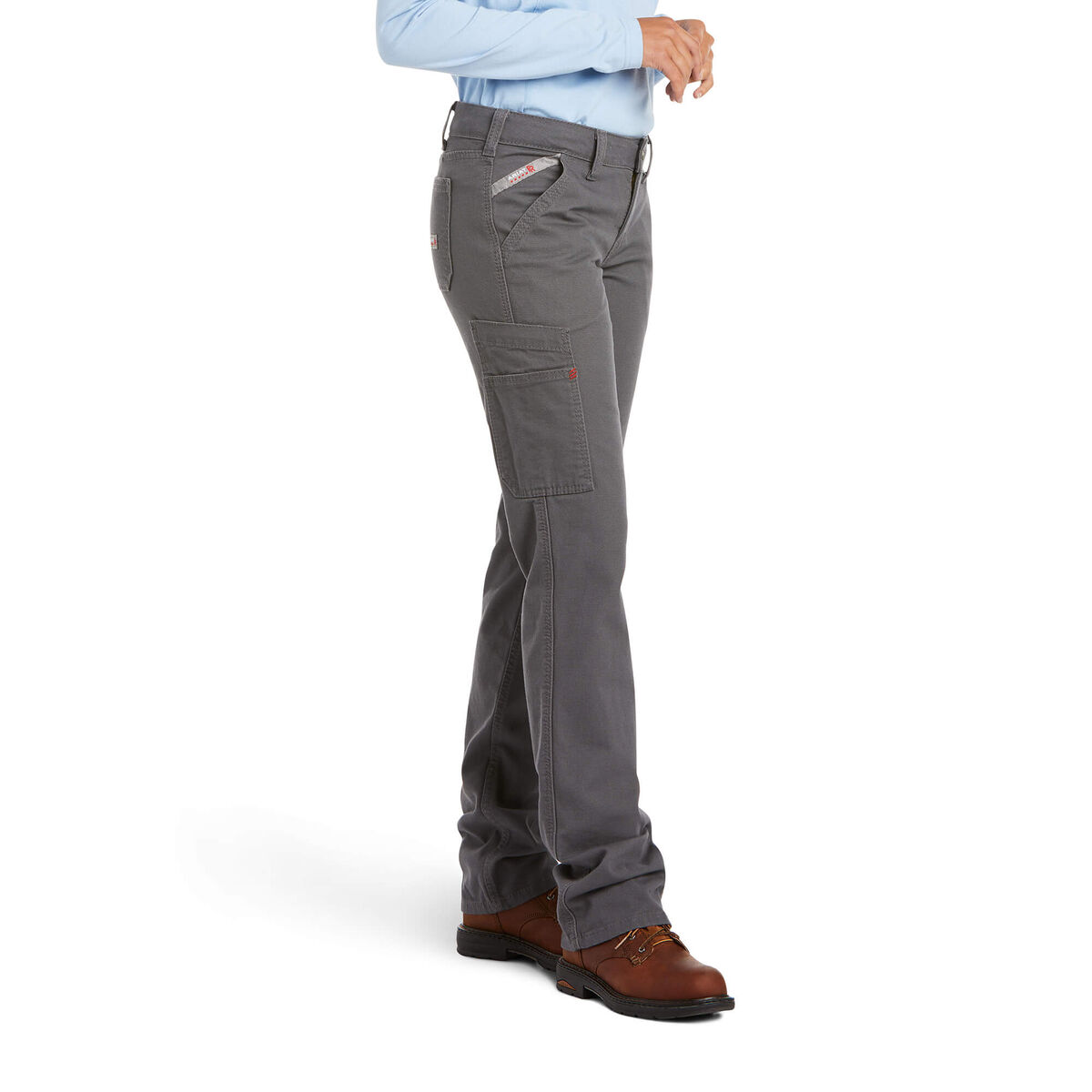 FR DuraStretch DuraLight Cordura Canvas Straight Pant - Iron