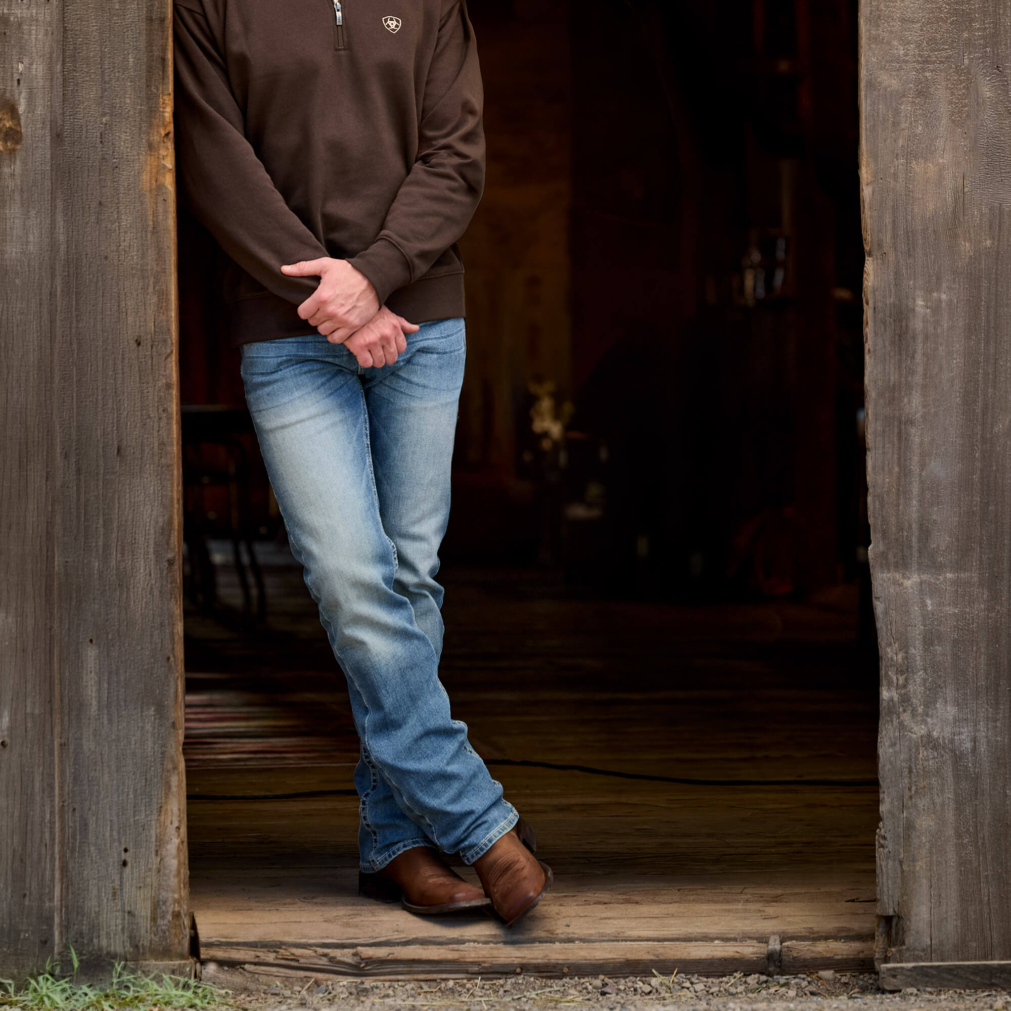 M7 Rocker Stretch Stirling Stackable Straight Leg Jean Lifestyle - SHASTA