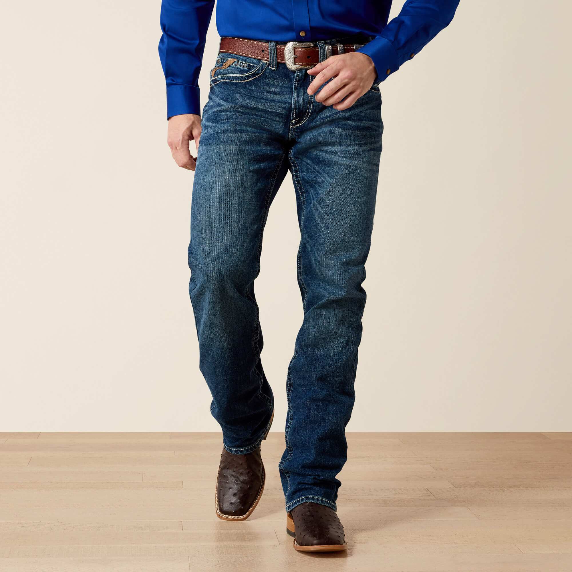 M2 Relaxed Stretch Adkins Boot Cut Jean Front - SUMMIT