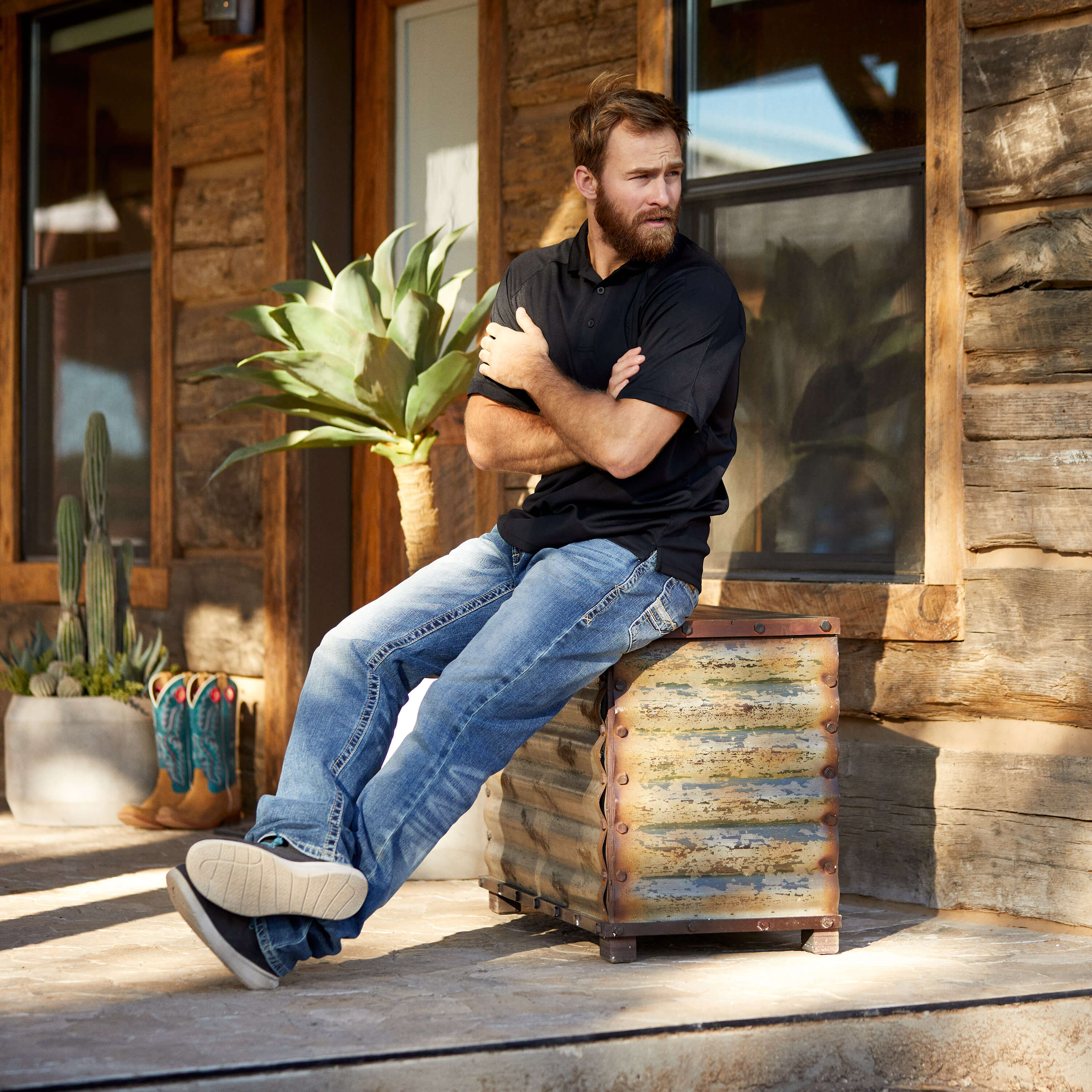M4 Stretch Shoreway Stackable Straight Leg Jean Lifestyle - DAKOTA