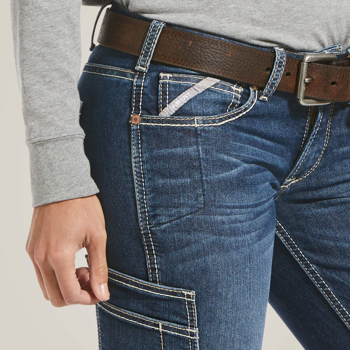 Rebar MR DuraStretch Riveter Straight Jean - Nightride